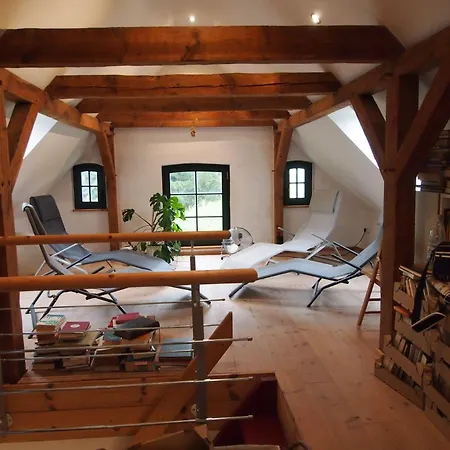 Gut-rattelvitz-parterre-b-hochwertig-sauna-kamin-etankstelle-spielscheune-15-000qm-parkland דירה Gingst